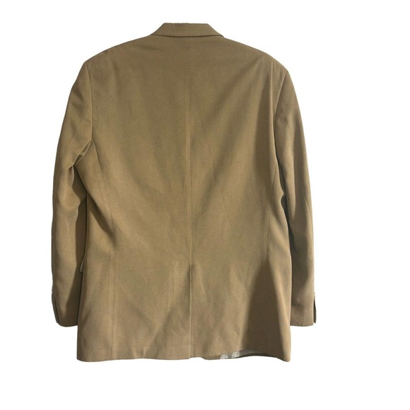 Lauren Ralph Lauren Men's Solid Beige Single Breasted Blazer Jacket Size 42L - Picture 2 of 11
